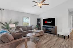 Oasis W/ Heated Salt Water Pool & Private Pier! Great for 2 Families!