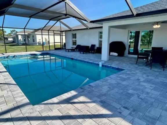 New W/ Heated SaltWater Pool! Ideal for 2 Families