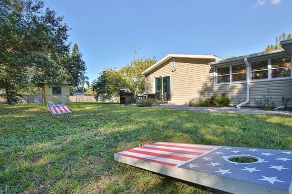 Home w/ Fenced Yard, Hot tub, Grill & 3 King Beds!
